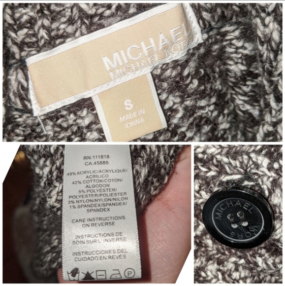 ✨Michael Kors Marled Cape Sweater✨ - Picture 5 of 7